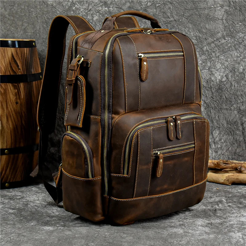 Arthur™ | Vintage leren rugzak