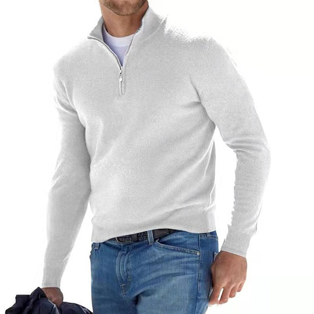 Morris™ | Stijlvolle pullover met opstaande kraag