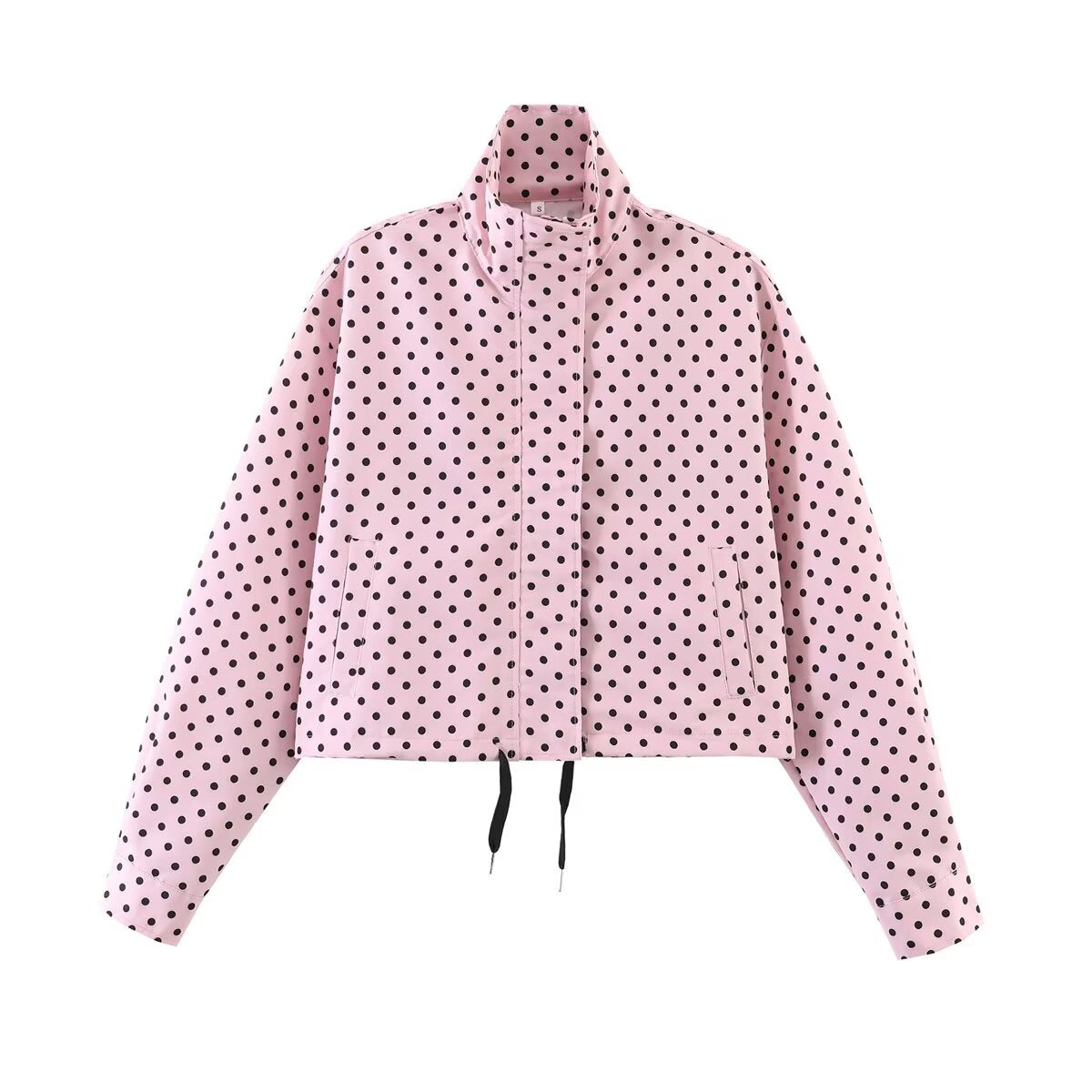 Luna™ | Stijlvol cropped jasje met stippenprint