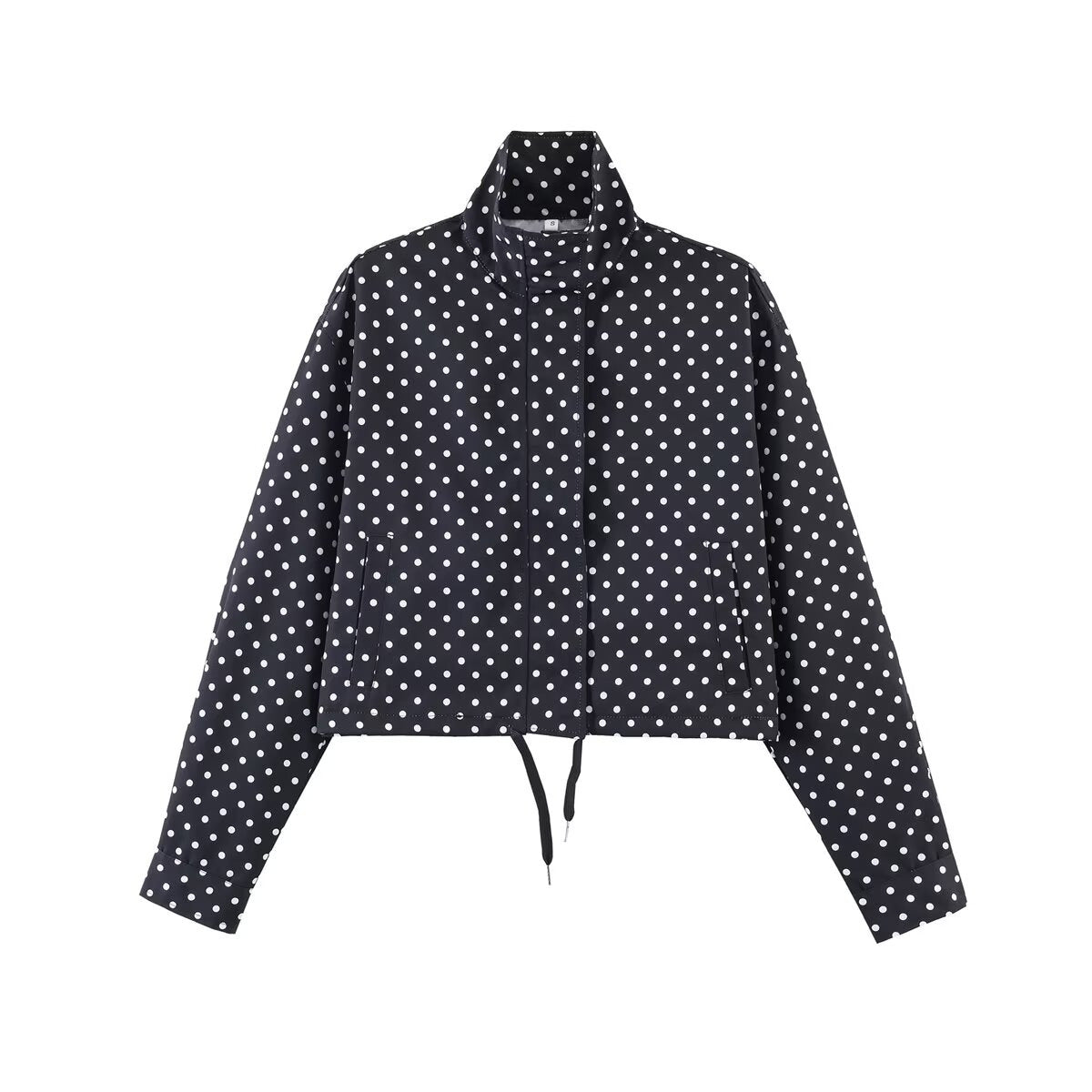 Luna™ | Stijlvol cropped jasje met stippenprint
