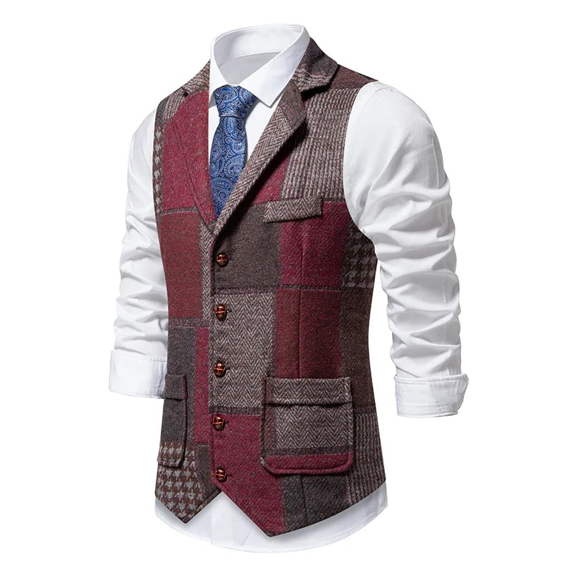 Thomas™| Geruite Heren Gillet